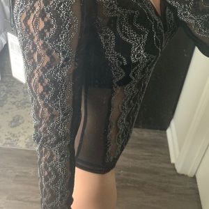 Closet Clean Out - Sheer BCBG Bodysuit